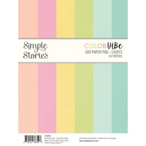 Simple Stories Color Vibe Lights 6x8 Pad - Imagen 1 de 2