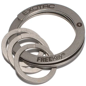 Exotac FREEKey System Easy to Use Key Ring and Three Mini Key Rings - Picture 1 of 6