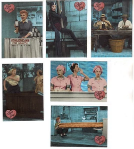 2001 DART I LOVE LUCY 50th ANNIVERSARY CLASSIC MOMENTS 6-CARD CHASE SET - Picture 1 of 1