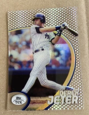 1998 Topps Tek Derek Jeter #14 Pattern 62 Card New York Yankees - Image 1 of 2