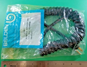 CABLE DE ALIMENTACIÓN EN ESPIRAL BELDEN INC 17448-S 6' NEOPRENO RETRÁCTIL - Imagen 1 de 3