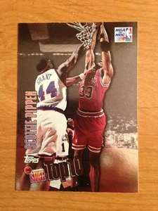1997/8 Topps Inside Stuff Top 10 Scottie Pippen Chicago Bulls Houston Rockets - Picture 1 of 1