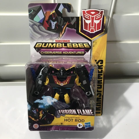 Transformers Cyberverse: HOT ROD FIGURE  Battle for cybertron warrior Dented Box Cover