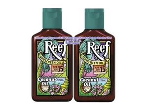 2 x Reef Coconut Sunscreen Oil SPF15 Broad Spectrum Moderate Protection 125ml - Picture 1 of 6