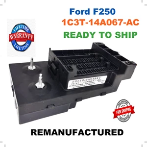 1C3T-14A067-AC   ✔ REBUILT ✔  00 01 02 FORD F250 F350 INTERIOR CABIN FUSE BOX - Picture 1 of 2