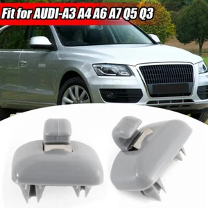 Clip de parasol gris 2 piezas para Audi A3 A4 A5 Q5 A7 B6 B7 B8 S4 S5 TT 8E0857562A - Imagen 1 de 8