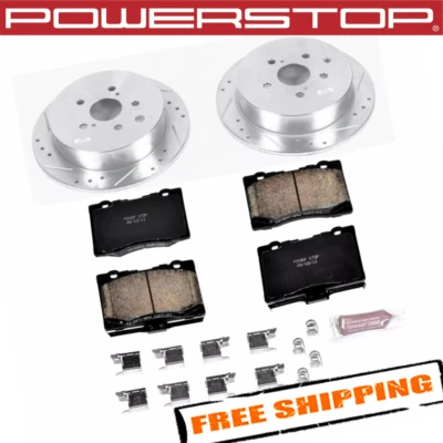 Kit de frenos deportivos Power Stop 1-Click Z23 Evolution para Toyota Highlander 14-19 Foto 1 de 2