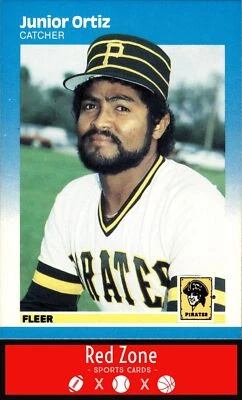 1987 Fleer - #616 Junior Ortiz NM Set Break. - Image 1 of 2