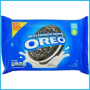 OREO FAMILY SIZE ORIGINAL Chocolate Sandwich COOKIE 1 LB 2.12 OZ (513g) - Picture 1 of 12