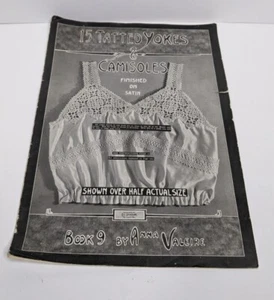 15 Tatted Yokes And Camisoles E.C. Spuehler St Louis Book #9 by Anna Valerie  - Picture 1 of 11