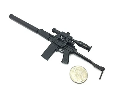 1/6 Scale 9A-91 Compact Assault Rifle Russian Army Gun Model Action Figure  - Image 1 of 4