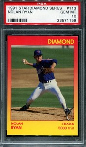 1991 Star Nolan Ryan PSA 10 #113 Diamond Series 