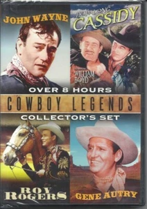 COWBOY LEGENDS COLLECTORS SET JOHN WAYNE ROY ROGERS GENE AUTRY 9 MOVIES DVD - Picture 1 of 2