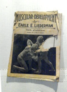 Vintage 1923 Muscular Development By Early E. Liederman 9th Edition Paperback - Picture 1 of 10