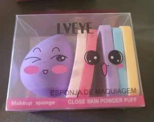 6 PIECES Hand Grip Makeup Puff Blending Sponge.  - Picture 1 of 1