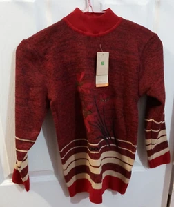 new with tag burgundy children girls knitted sweater - Picture 1 of 2