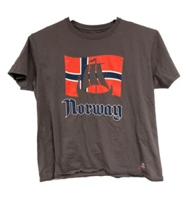 Walt Disney World Epcot Norway World Showcase Short Sleeve Shirt XL Ship Boat - Picture 1 of 7