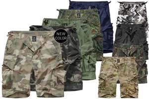 Brandit Ripstop Pantaloni Corti Cargo Pantaloncini Army Mimetico Bermuda - Picture 1 of 9