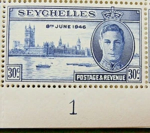 SEYCHELLES 1946 SG151 KGVI 30c. VICTORY - MNH - Picture 1 of 1