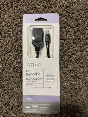 Ativa Mini Displayport To Displayport Adapter  - Image 1 of 4