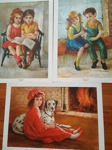 3 Arthur Kaplan Prints-Feathered Friends-Book-Mates-By the Fireside-M. Medeiros - Picture 1 of 11