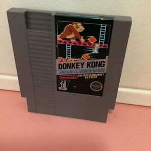 The Original Donkey Kong (NES, 1986) Arcade Classics Series | Authentic | Great - Picture 1 of 2