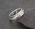 925 Sterling Silver Band Handmade Rings For Woman's Birthday Size:- 12 Us