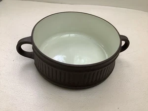 Dansk Denmark Flammenstein matt braun geriffelt Kasserolle 4,75 Zoll, IHQ - Bild 1 von 7