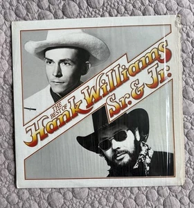 BEST OF HANK WILLIAMS SR & JR LP - SHRINK - 1V8151 - Realm RECORDs RARE !! - Photo 1/4