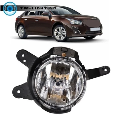 Luz antiniebla transparente para Chevrolet Cruze 2011-2014 lente halógena derecha con bombilla lámpara Foto 1 de 4