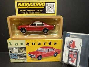 1996-2000 Lledo Vanguards - VA52000 FORD GRANADA MK1 4 Door Saloon - Red - Boxed - Picture 1 of 9