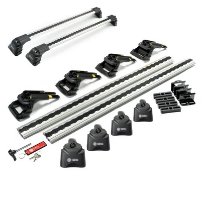 Portaequipajes de techo para Volkswagen VW Caravelle (T6.1) 2019-2023 pintado en plata Foto 1 de 4