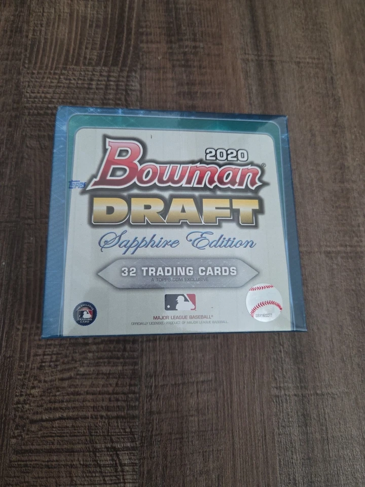2020 Bowman Draft Sapphire Edition Baseball Hobby Box - Image 1 of 2