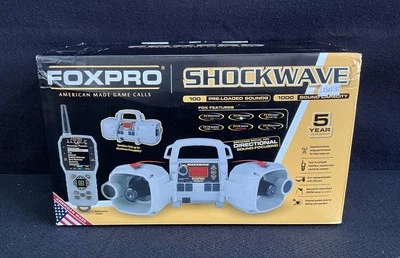 FOXPRO SHOCKWAVE Predator Coyote Game Call W/ Remote 1000 Sound - NEW - Image 1 of 4