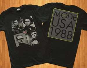 Camiseta de concierto vintage de la gira de Estados Unidos de Depeche Mode 1988, camiseta de banda de peso pesado para hombre - Imagen 1 de 1