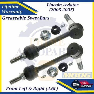 Barras estabilizadoras delanteras MOOG OEM para Lincoln Aviator 2003-2005 4,6 L garantía de por vida Foto 1 de 4