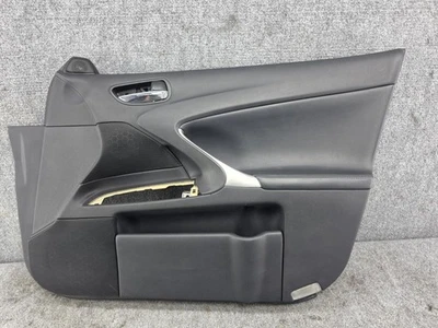LEXUS 2012 IS250 F-SPORT OEM FRONT RIGHT SIDE INTERIOR LEATHER DOOR PANEL CLEAN! - Image 1 of 4