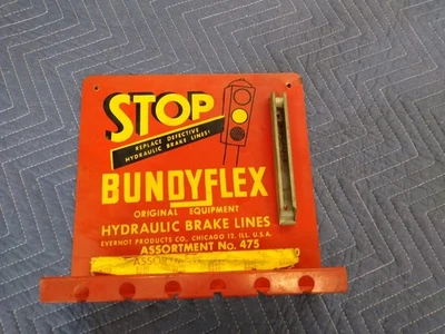 Bundyflex brake lines display gm ford mopar servive station chevy - Image 1 of 4