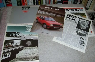 Seis VOLKSWAGEN JETTA GTi 16V REVISTA PRUEBAS DE CARRETERA REIMPRESIONES 1987 MOTOR AUTOCAR etc. Foto 1 de 4