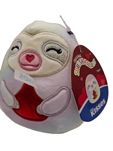 Squishmallows Hersey Kisses Sloth 5" Plush TAYLOR Purple Valentine's 2023 NEW - Picture 1 of 8