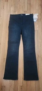 NYDJ - Spanspring Pull-On Slim Bootcut Jeans - Kenzie - Dark Blue - Picture 1 of 5