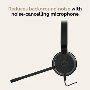 Jabra Gn Netcom Evolve 20 Uc Duo Ms Optimized USB Wired Ear Headphones with MIC - Afbeelding 1 van 5
