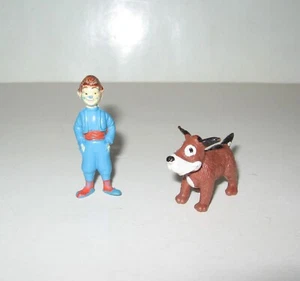 NIKO & GUSTAV TINTIN & DER HAISEEESSO WERBEFIGUR VINTAGE 1973 - Bild 1 von 4