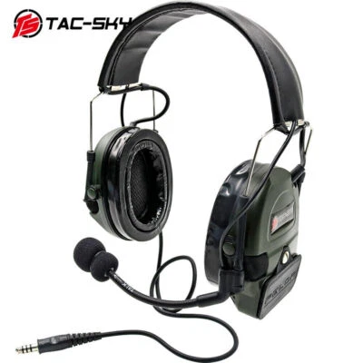 TAC-SKY Comtac I Noise Pickup Tactical Headset Military Earphone Reduction New - Image 1 of 4