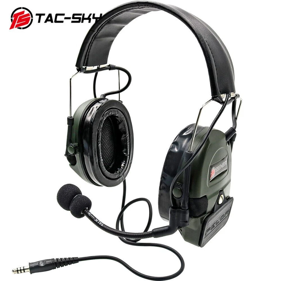 TAC-SKY Comtac I Noise Pickup Tactical Headset Military Earphone Reduction New - Image 1 of 4