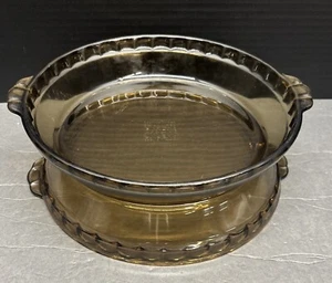 Vintage Pyrex Deep Dish #229 Pie Plate-Fluted Edge W/Handles- USA - 9 1/2" Lot 2 - Picture 1 of 6