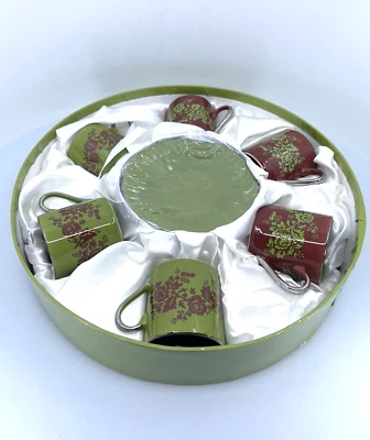 Classic Coffee & Tea/ ESPRESSO CUPS & SAUCER SET FOR 6. - Image 1 of 4