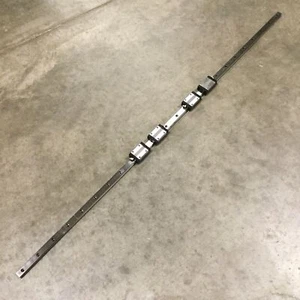 Bloque de rodamiento de bolas lineal THK SSR20 correderas de carro (x4) en riel guía de 1420 mm - Imagen 1 de 5