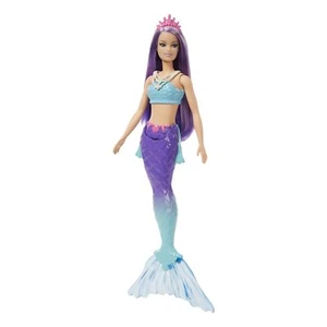 Barbie Dreamtopia lila Meerjungfrau Puppe mit Ombre Schwanz und Fantasy Haar - Bild 1 von 5