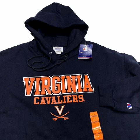 NWT Virginia Cavaliers Champion Hoodie Sweatshirt 2XL Blue NCAA College Mens Cover